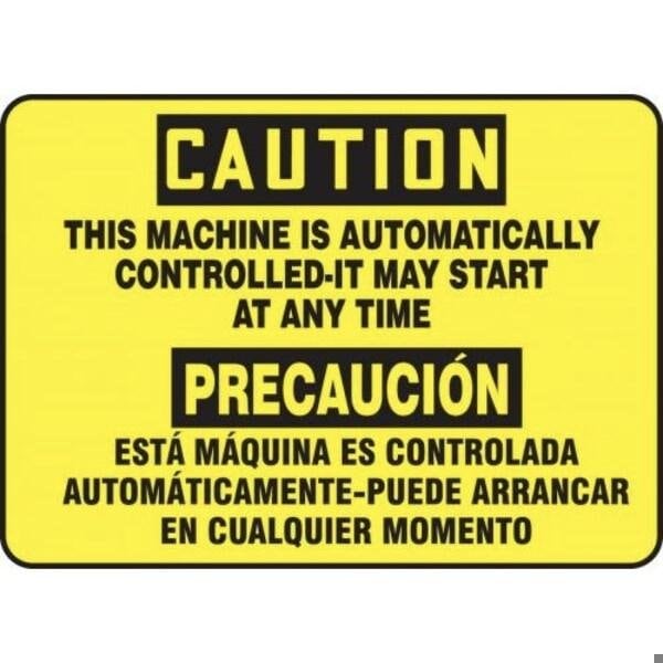 Accuform BILINGUAL Safety Sign SPANISH SBMEQT002XP SBMEQT002XP - main